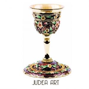 Kiddush Goblet Flowers