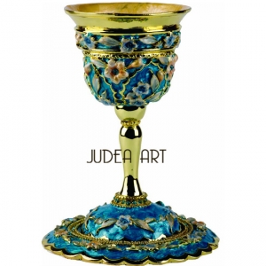 Kiddush Goblet Flowers