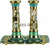 Candle Holders Jerusalem Turquois