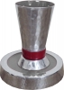 Kiddush Cup Hammered Aluminum 1